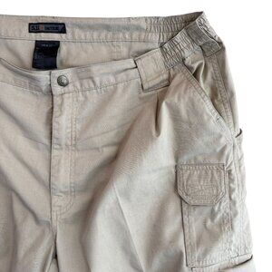 5.11 Tactical Taclite Pro Mens Beige Cargo Pants 44x36 Ripstop Durable Outdoor